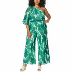 Coupon 🌟 G By Giuliana One-Shoulder Drama Jumpsuit Pink Banana Leaf ✔️ -G by GIULIANA Sales Store unnamed file 2576