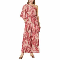 Coupon 🌟 G By Giuliana One-Shoulder Drama Jumpsuit Pink Banana Leaf ✔️ -G by GIULIANA Sales Store unnamed file 2577