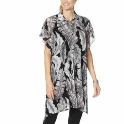 Budget โจ G By Giuliana Chiffon Tie-Front Tunic Black Banana Leaf ๐ 14 Budget โจ G By Giuliana Chiffon Tie-Front Tunic Black Banana Leaf ๐ -G by GIULIANA Sales Store unnamed file 2583