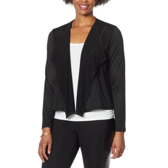 Budget 🎉 G By Giuliana Knit Eyelet Cardigan Lemon Cream 😍 7 Budget 🎉 G By Giuliana Knit Eyelet Cardigan Lemon Cream 😍 - Image 5