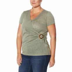 Cheapest 😉 G By Giuliana Buckled Wrap Top Rum 🎁 11 Cheapest 😉 G By Giuliana Buckled Wrap Top Rum 🎁 -G by GIULIANA Sales Store unnamed file 2602