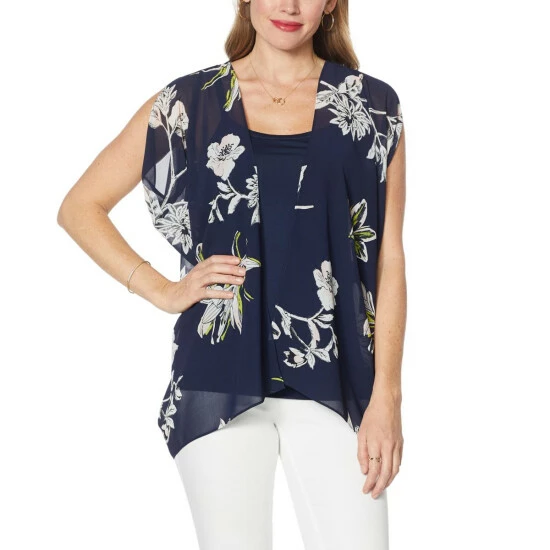 Best reviews of 😀 G By Giuliana Chiffon Scarf Topper Olive Floral ❤️ 5 Best reviews of 😀 G By Giuliana Chiffon Scarf Topper Olive Floral ❤️ - Image 3