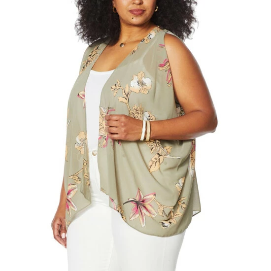 Best reviews of 😀 G By Giuliana Chiffon Scarf Topper Olive Floral ❤️ 9 Best reviews of 😀 G By Giuliana Chiffon Scarf Topper Olive Floral ❤️ - Image 7