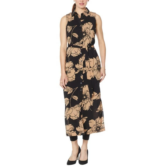 Coupon 🔥 G By Giuliana Sleeveless Duster 👗 Dress Palm Leopard ⌛ 5 Coupon 🔥 G By Giuliana Sleeveless Duster 👗 Dress Palm Leopard ⌛ - Image 3