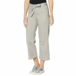 Best Pirce ✨ G By Giuliana Wide-Leg Cropped Jean With Belt Dusty Olive ⭐ -G by GIULIANA Sales Store unnamed file 2631