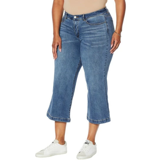 Best Sale ๐งจ G By Giuliana Wide-Leg Cropped Jean Vintage Black Wash โจ 4 Best Sale ๐งจ G By Giuliana Wide-Leg Cropped Jean Vintage Black Wash โจ - Image 2