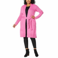Wholesale 🤩 G By Giuliana Belted Duster Cardigan Bright Pink 🔔 22 Wholesale 🤩 G By Giuliana Belted Duster Cardigan Bright Pink 🔔 -G by GIULIANA Sales Store unnamed file 2694