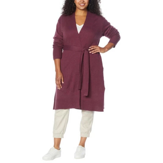 Wholesale 🤩 G By Giuliana Belted Duster Cardigan Bright Pink 🔔 12 Wholesale 🤩 G By Giuliana Belted Duster Cardigan Bright Pink 🔔 - Image 10