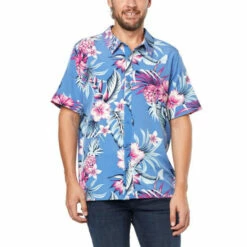 Wholesale 😍 G By Giuliana Jet Set G Men's Woven Hawaiian 👕 Shirt White 🎉 -G by GIULIANA Sales Store unnamed file 2716