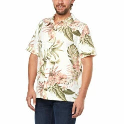 Wholesale 😍 G By Giuliana Jet Set G Men's Woven Hawaiian 👕 Shirt White 🎉 -G by GIULIANA Sales Store unnamed file 2717