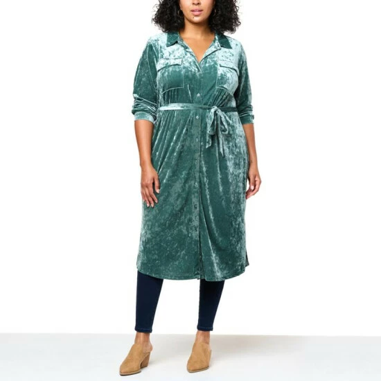 Discount ๐ฅ G By Giuliana Black Label Crushed Velvet Duster ๐ Shirtdress โญ 13 Discount ๐ฅ G By Giuliana Black Label Crushed Velvet Duster ๐ Shirtdress โญ - Image 11