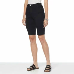 Buy 🎉 G By Giuliana G-Soft Denim Pull-On Bermuda Short Medium Wash 💯 -G by GIULIANA Sales Store unnamed file 2777