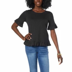 Cheapest 🤩 G By Giuliana Ruffle Detail Slub Knit Tee Limoncello 🔥 11 Cheapest 🤩 G By Giuliana Ruffle Detail Slub Knit Tee Limoncello 🔥 -G by GIULIANA Sales Store unnamed file 2781