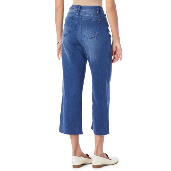 Outlet 🔥 G By Giuliana Wide-Leg Cropped Jean Charcoal Wash 😀 5 Outlet 🔥 G By Giuliana Wide-Leg Cropped Jean Charcoal Wash 😀 - Image 3