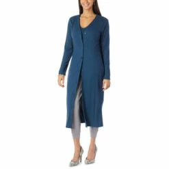 Discount 👏 G By Giuliana Ribbed Knit Button-Front Duster Cardigan Marina Navy 💯 -G by GIULIANA Sales Store unnamed file 2827