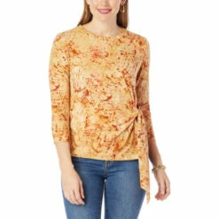 Wholesale ✨ G By Giuliana Brushed Hacci Knit Side-Tie Top Blossom ✔️ -G by GIULIANA Sales Store unnamed file 2836