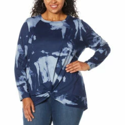 Buy 🔔 G By Giuliana Twist-Front Jersey Knit Top Festive Pink 😍 -G by GIULIANA Sales Store unnamed file 2857