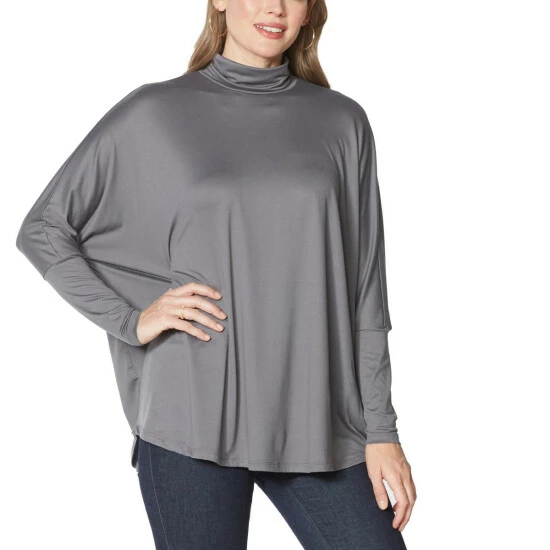 Hot Sale 🥰 G By Giuliana LounGy Brushed Knit Turtleneck Tunic Mauve Wine ❤️ 8 Hot Sale 🥰 G By Giuliana LounGy Brushed Knit Turtleneck Tunic Mauve Wine ❤️ - Image 6