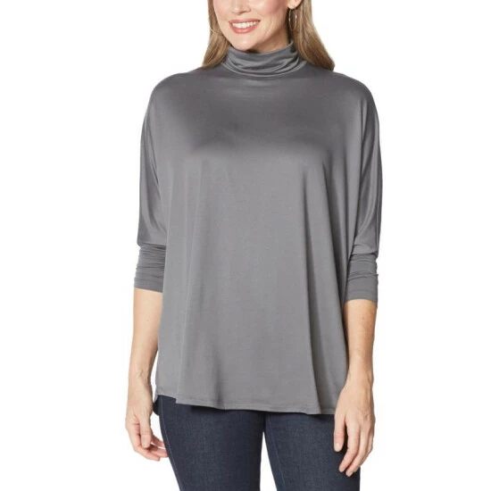 Hot Sale 🥰 G By Giuliana LounGy Brushed Knit Turtleneck Tunic Mauve Wine ❤️ 12 Hot Sale 🥰 G By Giuliana LounGy Brushed Knit Turtleneck Tunic Mauve Wine ❤️ - Image 10