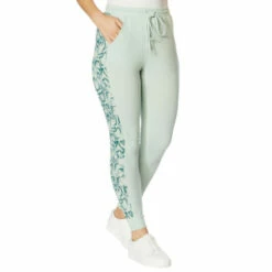 Budget 🤩 G By Giuliana LounGy Knit Print Block Jogger 🩴 Sandalwood ⌛