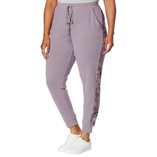 Budget 🤩 G By Giuliana LounGy Knit Print Block Jogger 🩴 Sandalwood ⌛ 5 Budget 🤩 G By Giuliana LounGy Knit Print Block Jogger 🩴 Sandalwood ⌛ - Image 3