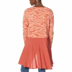 Cheapest 🎁 G By Giuliana Hi-Low Hem Mixed Media Tunic Burnt Rust Animal 🛒 10 Cheapest 🎁 G By Giuliana Hi-Low Hem Mixed Media Tunic Burnt Rust Animal 🛒 -G by GIULIANA Sales Store unnamed file 2929