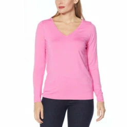 Brand new 😉 G By Giuliana 2-pack EcoLuxe Jersey Knit Long-Sleeve Tees Heather Gray/seafoam 💯 -G by GIULIANA Sales Store unnamed file 2953