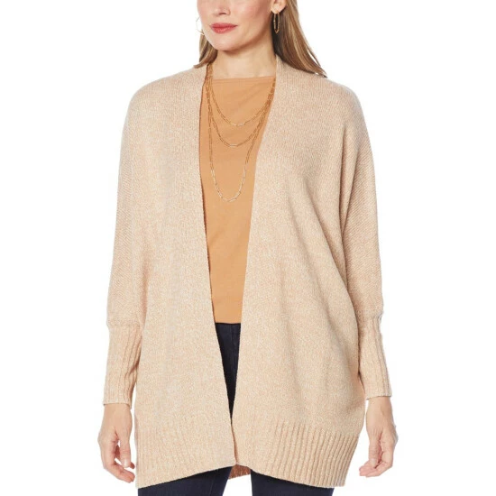Deals ⌛ G By Giuliana Marled Sweater Knit Cocoon Cardigan Soft Maple ✔️ 3 Deals ⌛ G By Giuliana Marled Sweater Knit Cocoon Cardigan Soft Maple ✔️