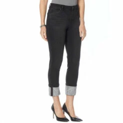 Coupon 😍 G By Giuliana Cuffed Straight-Leg Ankle Jean Dark Wash ❤️