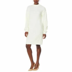 Buy 💯 G By Giuliana Mock Neck Sweater 👗 Dress Cream 😀 -G by GIULIANA Sales Store unnamed file 2997