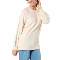 Brand new 🥰 G By Giuliana Checkered Jacquard Pullover Sweater Ballet Pink/ivory ⌛ -G by GIULIANA Sales Store unnamed file 3