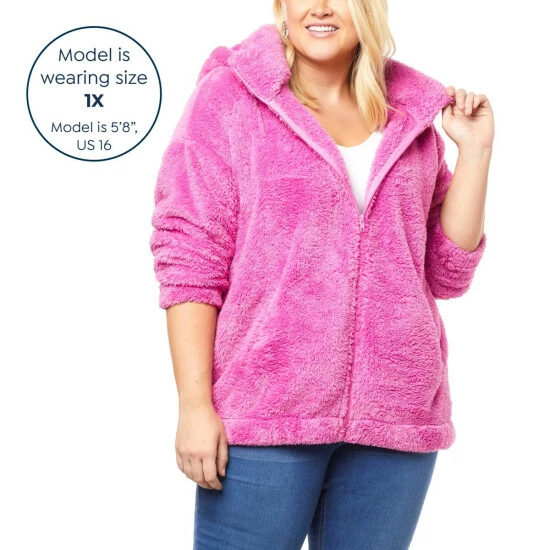 Top 10 ✔️ "As Is" G By Giuliana The Cloud Zip Front Hooded Jacket Indigo Tie Dye 👏 7 Top 10 ✔️ "As Is" G By Giuliana The Cloud Zip Front Hooded Jacket Indigo Tie Dye 👏 - Image 5