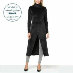 Flash Sale 😍 "As Is" G By Giuliana Black Label Velour Cross Front Maxi Top 😉 -G by GIULIANA Sales Store unnamed file 3055