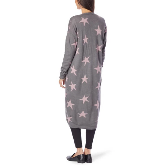 Outlet 🛒 "As Is" G By Giuliana Jacquard Sweater Knit Duster Cardigan Olive Star 💯 5 Outlet 🛒 "As Is" G By Giuliana Jacquard Sweater Knit Duster Cardigan Olive Star 💯 - Image 3