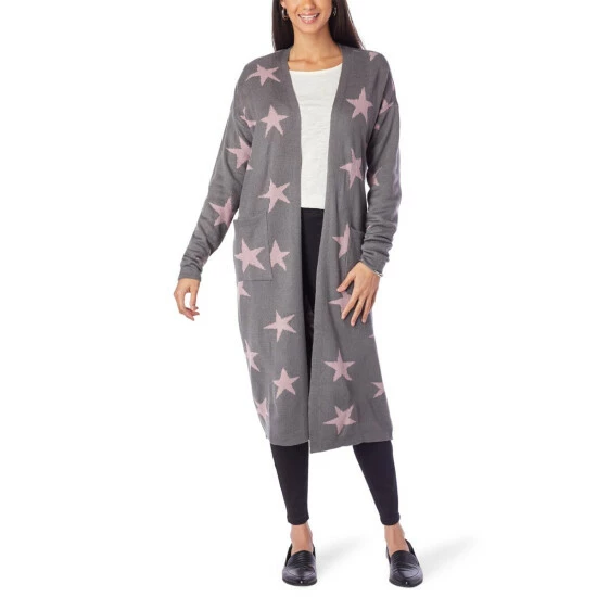 Outlet 🛒 "As Is" G By Giuliana Jacquard Sweater Knit Duster Cardigan Olive Star 💯 10 Outlet 🛒 "As Is" G By Giuliana Jacquard Sweater Knit Duster Cardigan Olive Star 💯 - Image 8