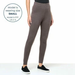 Buy ⭐ "As Is" G By Giuliana Sweater Knit Pull-On Legging Wild Mushroom 🥰 -G by GIULIANA Sales Store unnamed file 3077