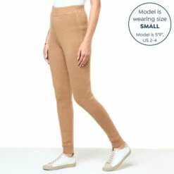 Buy ⭐ "As Is" G By Giuliana Sweater Knit Pull-On Legging Wild Mushroom 🥰 -G by GIULIANA Sales Store unnamed file 3078