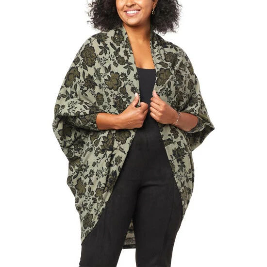 Brand new ๐ G By Giuliana Brushed Hacci Knit Cocoon Cardigan Maple Floral ๐ 13 Brand new ๐ G By Giuliana Brushed Hacci Knit Cocoon Cardigan Maple Floral ๐ - Image 11
