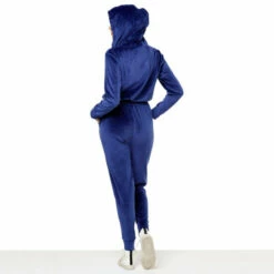 Best Sale ✔️ "As Is" G By Giuliana LounGy Velour Hooded Jogger Jumpsuit Black 🤩 -G by GIULIANA Sales Store unnamed file 3096