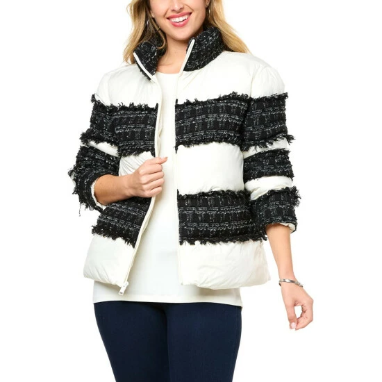 Flash Sale 🔔 "As Is" G By Giuliana Black Label Tweed Detail Puffer 🧥 Coat 🔔 8 Flash Sale 🔔 "As Is" G By Giuliana Black Label Tweed Detail Puffer 🧥 Coat 🔔 - Image 6