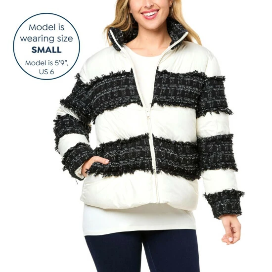 Flash Sale 🔔 "As Is" G By Giuliana Black Label Tweed Detail Puffer 🧥 Coat 🔔 9 Flash Sale 🔔 "As Is" G By Giuliana Black Label Tweed Detail Puffer 🧥 Coat 🔔 - Image 7