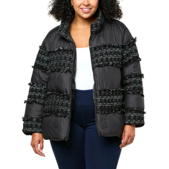 Flash Sale 🔔 "As Is" G By Giuliana Black Label Tweed Detail Puffer 🧥 Coat 🔔 12 Flash Sale 🔔 "As Is" G By Giuliana Black Label Tweed Detail Puffer 🧥 Coat 🔔 - Image 10