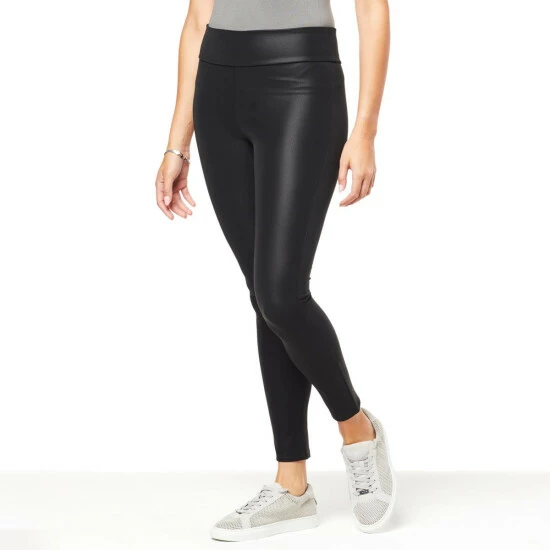 Best deal 🎉 "As Is" G By Giuliana Fleece-Backed Pebble Faux Leather Legging Navy 👏 3 Best deal 🎉 "As Is" G By Giuliana Fleece-Backed Pebble Faux Leather Legging Navy 👏