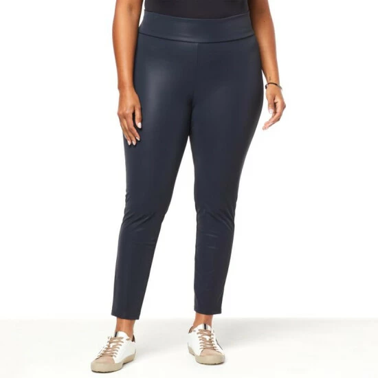 Best deal 🎉 "As Is" G By Giuliana Fleece-Backed Pebble Faux Leather Legging Navy 👏 12 Best deal 🎉 "As Is" G By Giuliana Fleece-Backed Pebble Faux Leather Legging Navy 👏 - Image 10