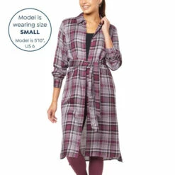 Discount 😀 "As Is" G By Giuliana Button-Front Duster 👗 Dress 👕 Shirt Cappuccino 👍 -G by GIULIANA Sales Store unnamed file 3188