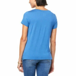 Buy 🛒 G By Giuliana 2-pack EcoLuxe Perfect V-Neck Tees Black/gray Camo 👍 -G by GIULIANA Sales Store unnamed file 326