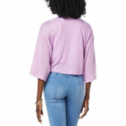 Flash Sale 🥰 "As Is" G By Giuliana Hacci Slub Knit Cropped Cardigan Black 💯 9 Flash Sale 🥰 "As Is" G By Giuliana Hacci Slub Knit Cropped Cardigan Black 💯 -G by GIULIANA Sales Store unnamed file 3263