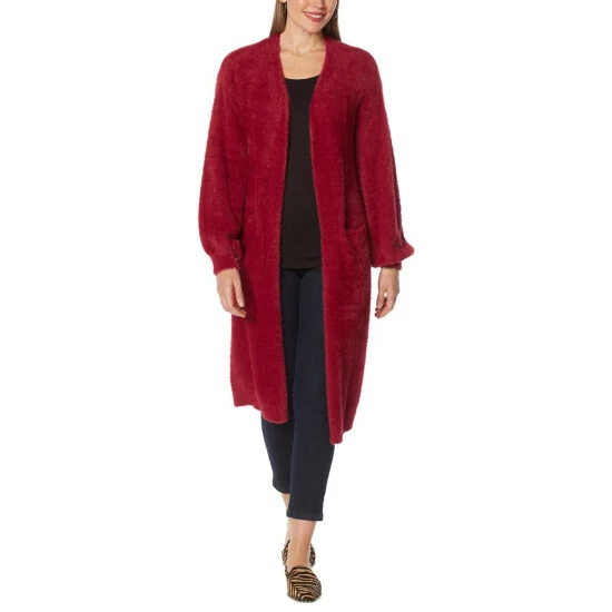 Flash Sale ✔️ "As Is" G By Giuliana Eyelash Duster Cardigan Beet Red ✔️ 4 Flash Sale ✔️ "As Is" G By Giuliana Eyelash Duster Cardigan Beet Red ✔️ - Image 2