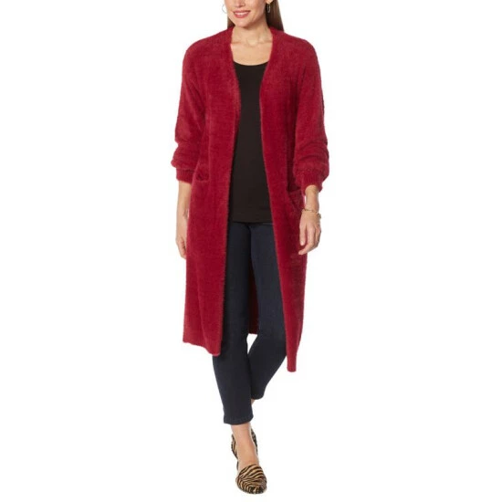 Flash Sale ✔️ "As Is" G By Giuliana Eyelash Duster Cardigan Beet Red ✔️ 9 Flash Sale ✔️ "As Is" G By Giuliana Eyelash Duster Cardigan Beet Red ✔️ - Image 7