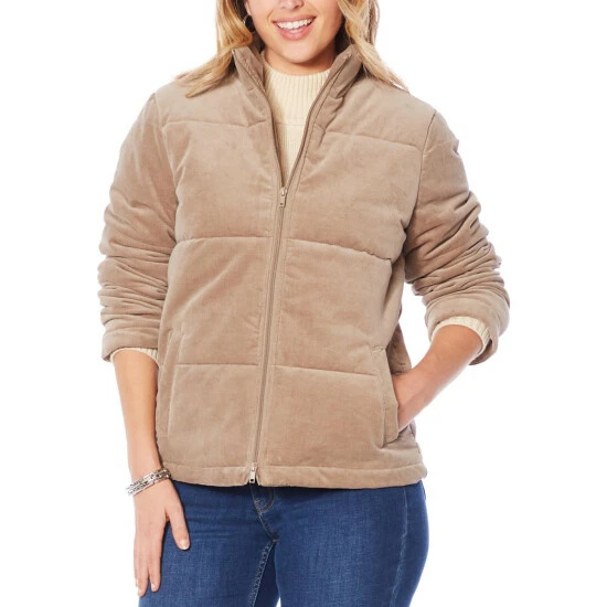 Hot Sale ๐ "As Is" G By Giuliana Cozy Corduroy Puffer Jacket Black ๐ 4 Hot Sale ๐ "As Is" G By Giuliana Cozy Corduroy Puffer Jacket Black ๐ - Image 2